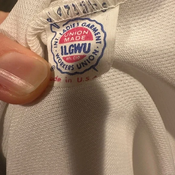 Vtg 1960’s David Crystal For Bergdorf Goodman New York White T Shirt Dress 12 - Picture 11 of 11